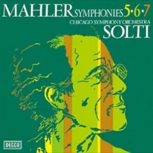 Solti Mahler Symphonies 5, 6 and 7 JAPAN 3 SACD Hybrid TOWER RECORDS NEW