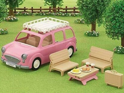 Sylvanian Families PINK PICNIC WAGON V-06 2020 Calico Critters - Image 3