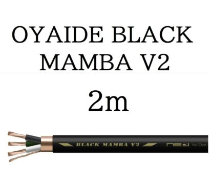 Oyaide Black Mamba V2 Power Cable | 2.0m 3.5sq Polymeric Polyolefin"