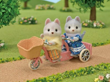 Sylvanian Family Nakayoshi Cycling Set - Husky Geek - DF-15 Free shipping - Image 3