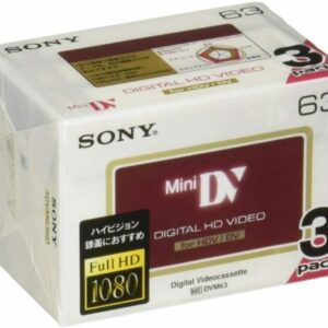 Genuine SONY 3DVM63HD Genuine Camcorder Tapes Sony Mini DV Minidv DVC Japan