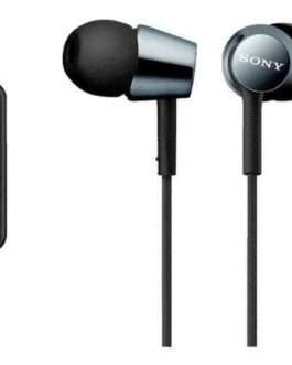Genuine ONY Canal Earbuds w/Remote&Mic for iPhone Black MDR-EX150IP B Japan