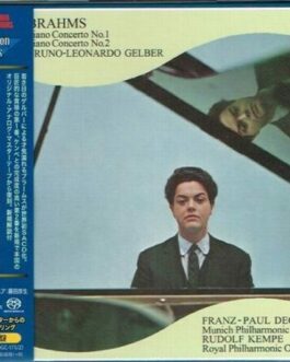 Brahms Piano Concerto Bruno Leonardo Gelber Japan 2 SACD w/OBI NEW Tower Records