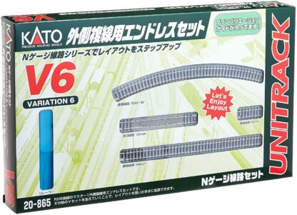 from Japan Kato 20-865 UNITRACK Variation Set V6 Outer Oval Track Set New