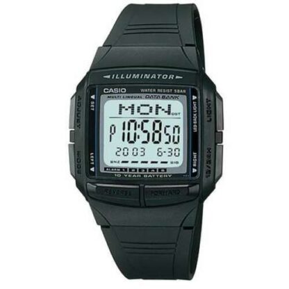 Genuine CASIO Digital Watch Black/Gray DB-36-1AJF DATA BANK Men's From Japan