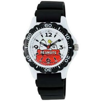 Genuine CITIZEN Q & Q PEANUTS Snoopy analog display urethane band From Japan