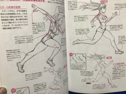 How to Draw Female Athlete Girl Women Sport Player Book Anime Manga Japan  | eBay - Image 5