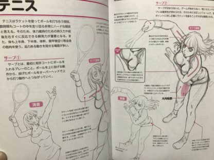 How to Draw Female Athlete Girl Women Sport Player Book Anime Manga Japan  | eBay - Image 6