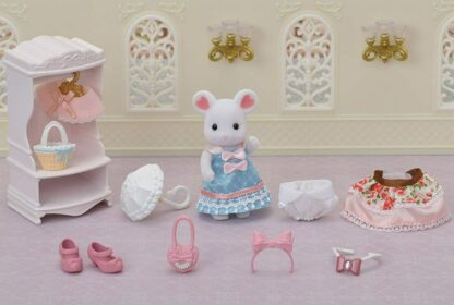 Japan Sylvanian Families FASHION PLAY SET RIBBON MARSHMALLOW MOUSE 2020   | eBay - Image 2