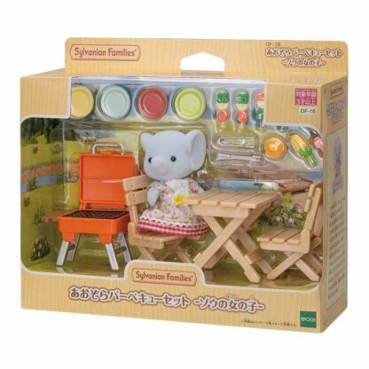 Sylvanian Families ELEPHANT GIRL BBQ SET Calico Critters DF-16 Epoch 4905040146649 | eBay