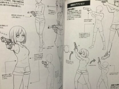 How to Draw Manga Anime Character with Weapons Technique Japan Art Book New - Image 15