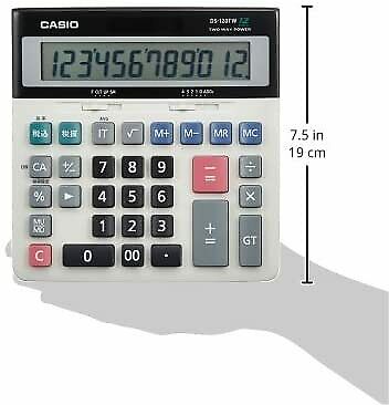 NEW Casio DS-120TW 12 digits Calculator Desk Type from JAPAN 
