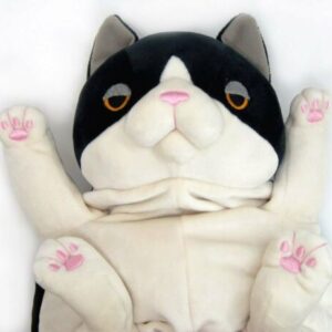 Japan Shinada Global Plush Doll Mochi Neko Cat Hachiware M
