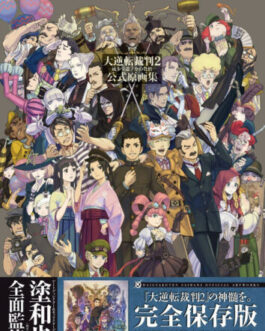 DHL) Ace Attorney Dai Gyakuten Saiban 2 Official Art Works Book | Japan 3DS Game