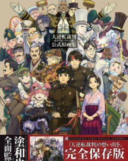 (DHL) Ace Attorney Dai Gyakuten Saiban 1 Official Art Works 3DS Game Book Japan