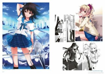 DHL) Strike the Blood Artworks of Manyako Art Book | Dengeki Bunko Illustrations - Image 4