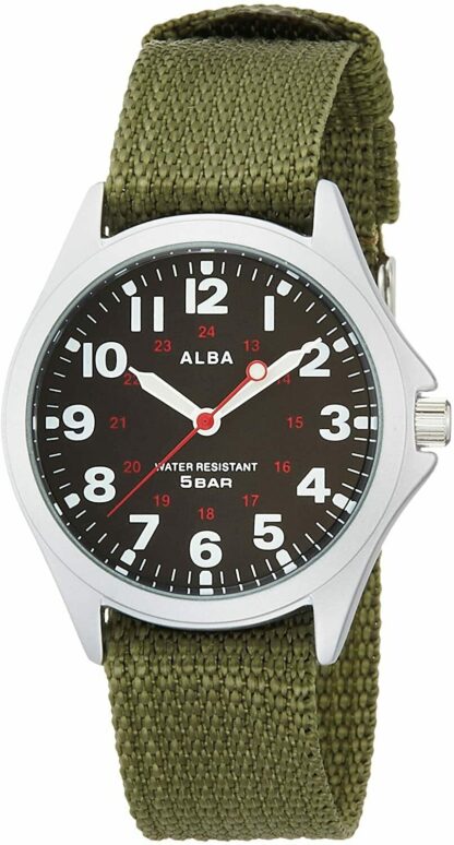 Seiko Watch ALBA AQPK403 Quartz Hour and Minute Hand Lumi Men's Sports Green New