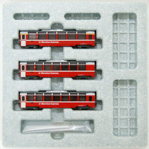Kato 10-1655 Swiss Rhaetian Railway Bernina Express (New Logo) 3 Cars (N scale)