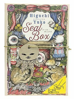 Yuko Higuchi Seal Box 350 Stickers Cute Fun Animals Art Design Collection Japan
