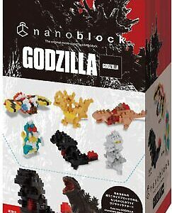 Kawada nanoblock Mini Nano Godzilla NBMC_12S 6 pcs 1 Box Japan
