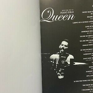 Queen Piano Solo Sheet Music Japan Score Book Freddie Mercury
