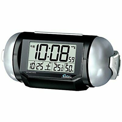 SEIKO Alarm Clock NR523K Radio waves Digital Loud volume PYXIS SUPER RAIDEN NEW