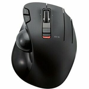 Elecom wireless mouse track ball 6 button black M-XT3DRBK NEW from Japan