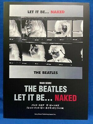 The Beatles Let It Be Naked Wide Edition Band Score Sheet Music Japan Book