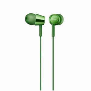 SONY MDR-EX155 Closed Dynamic In-Ear Headphones Green NEW from Japan F/S