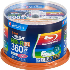 Verbatim Blank Blu-ray BD-R DL 50GB 1-6x Speed 50 discs VBR260RP50SV1 BRAND NEW