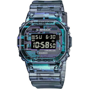 CASIO G-SHOCK DW-5600NN-1JF Digital Glitch Limited Digital Black Clear Men Watch
