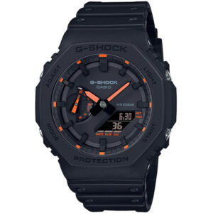 CASIO G-SHOCK GA-2100-1A4JF NEON ACCENT Limited Series Carbon Core Men Watch