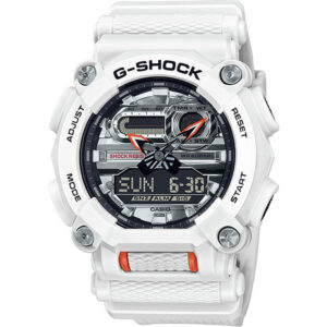 CASIO G-SHOCK GA-900AS-7AJF Silver Dial Chronograph Analog Digital Men`s Watch