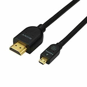 SONY DLC-HEU15A HDMI-micro High Speed Cable Ethernet-enabled 3D Video Support  | eBay