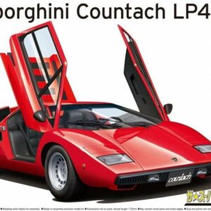 AOSHIMA 1/24 The Supercar No.1 Lamborghini Countach LP400 1974 Model kit JAPAN