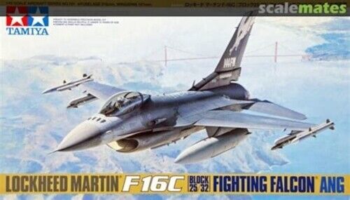 Tamiya Lockheed F-16C (BLOCK 25/32) 1:48 61101 Plastic Model Kit