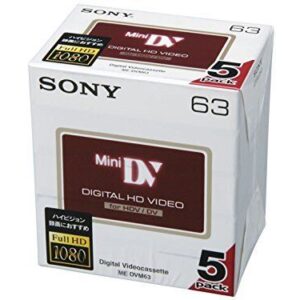 Genuine Camcorder Tapes Sony Mini DV 5DVM63HD Minidv DVC DVI Made in Japan  |