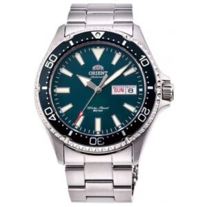 ORIENT RN-AA0808E Men’s Metal Band Diver Style Watch – Water Resistant