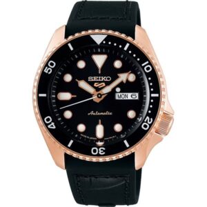 “Seiko 5 Sports SBSA028: Stylish Specialist Mechanical Watch with Silicon Band