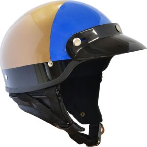 MARUSHIN helmet half MP-110 U.S.A POLICE STYLE Gold Blue MP1105 New 4980579001874 | eBay