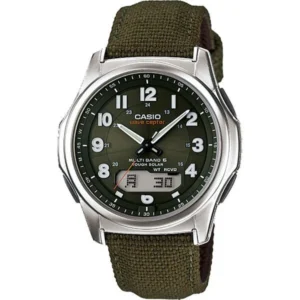 CASIO WAVE CEPTOR WVA-M630B-3AJF Solar Atomic Radio Analog Digital Men`s