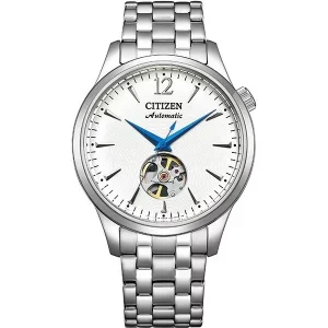 Citizen NH9131‑73A Open Heart Automatic 40 mm White Dial Stainless Steel