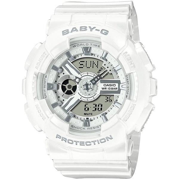 Casio Baby-G BA-110X-7A3JF Women's Shock Resistant White Japan
