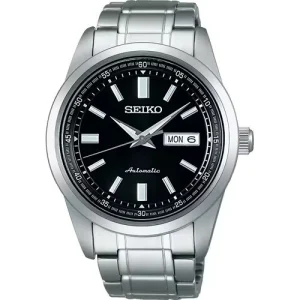 Seiko SARV003 Mechanical Automatic Watch 4R36 Kanji Day JDM Black Dial Japan