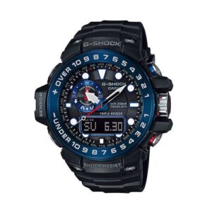 Casio G-Shock Gulfmaster Triple Sensor Solar Radio Watch GWN-1000B-1BJF