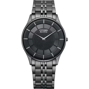 CITIZEN AR3017-58E Eco-Drive Men's Watch Black Dial Ultra-Thin JDM Model