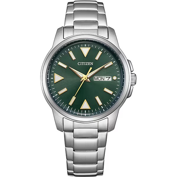 Citizen Collection BM8180-71W Eco-Drive Green Dial Stainless Steel Men Watch Jpn - Image 3