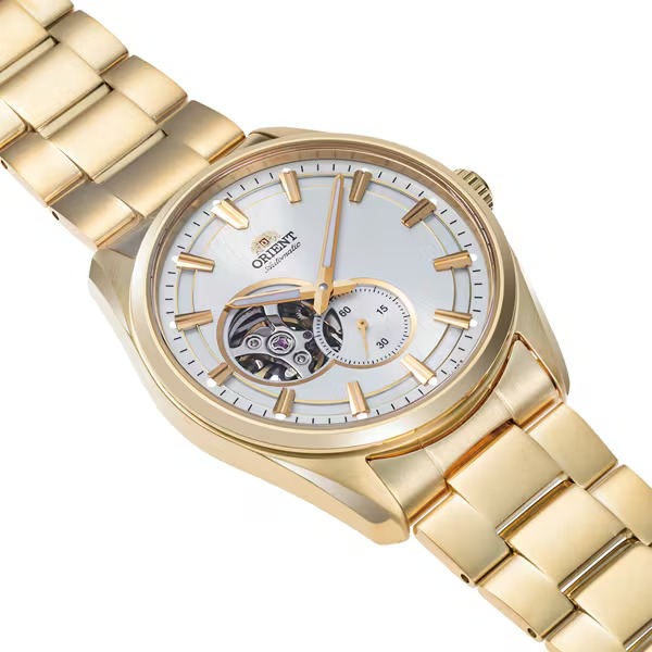 ORIENT RN-AR0007S Gold Contemporary 24 Jewels Automatic Mechanical Men Watch - Image 3