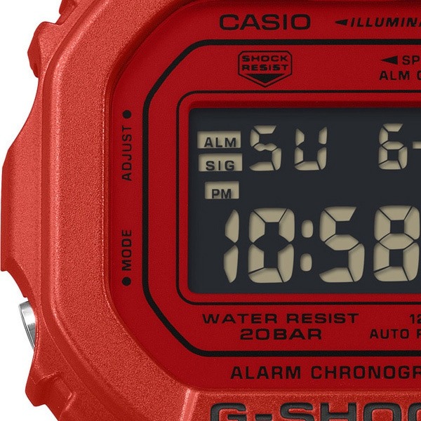 CASIO G-SHOCK DW-5600RRB-4JF Red Limited Edition Men’s Watch Shock Resistant 200M Japan Model - Image 3