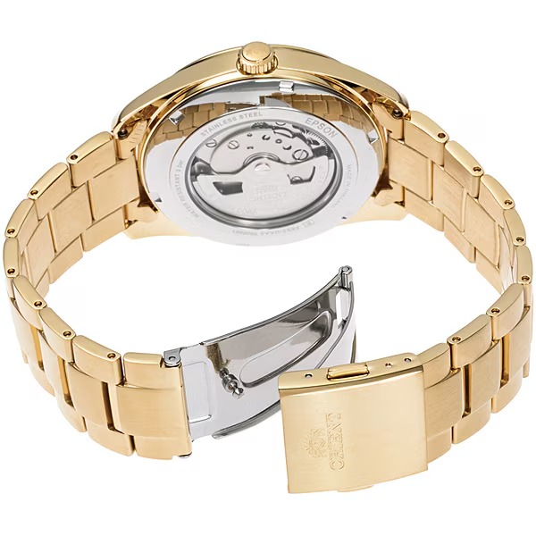 ORIENT RN-AR0007S Gold Contemporary 24 Jewels Automatic Mechanical Men Watch - Image 5